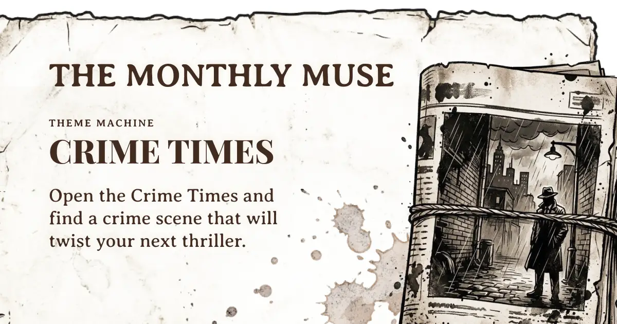 Crime Times - The Monthly Muse #21 - Novelcrafter