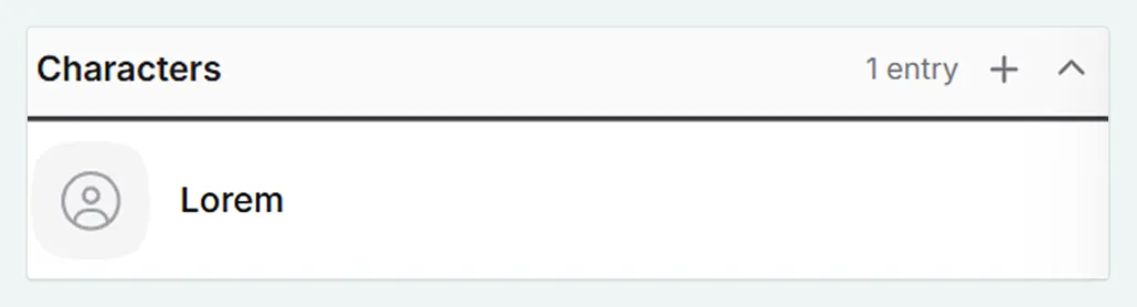 Codex in custom category section
