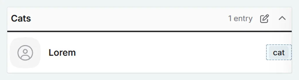 Codex in custom category section