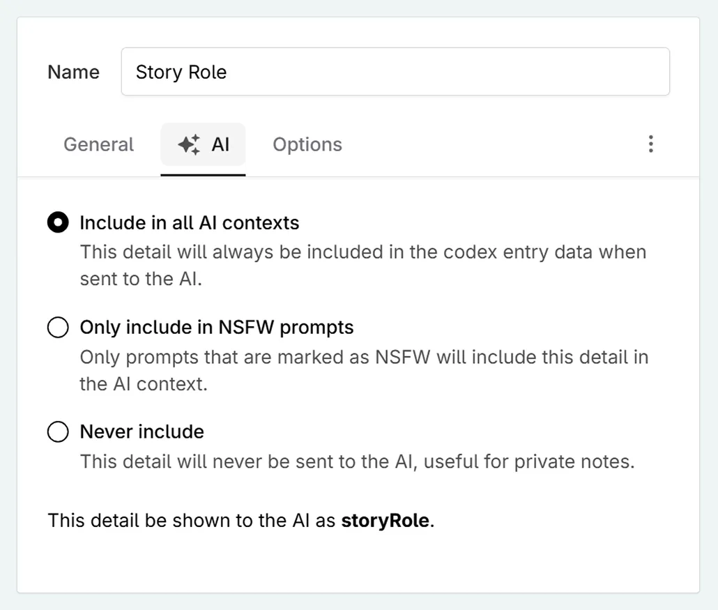 Codex details modal 3-AI tab