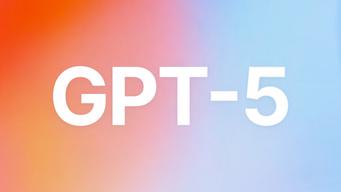 The GPT-5 logo on a colorful gradient background