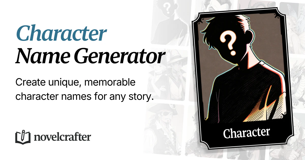 Character Name Generator - Free Fantasy Name Ideas