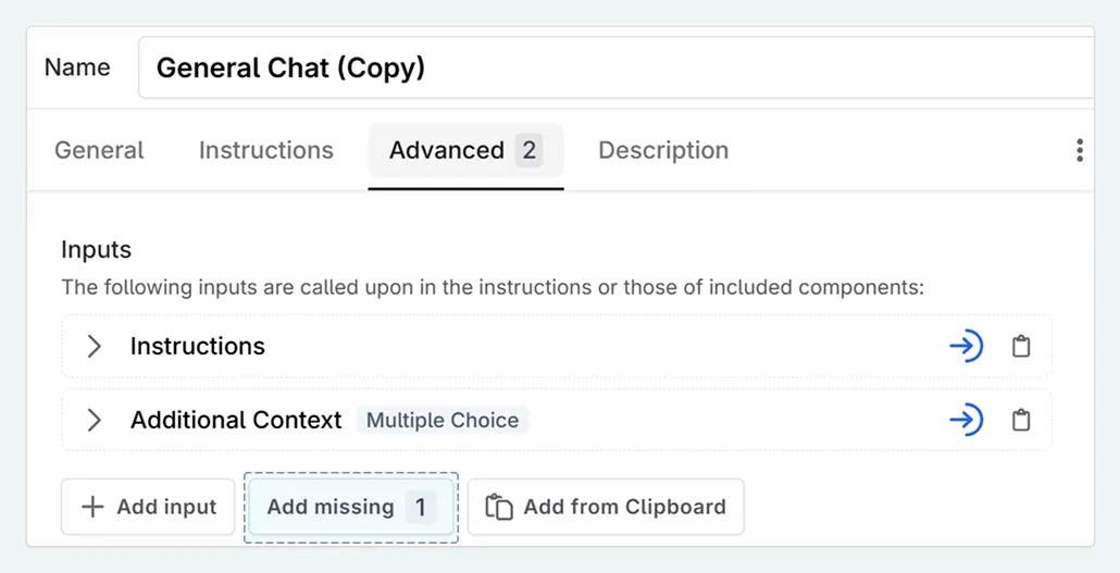 prompt input examples