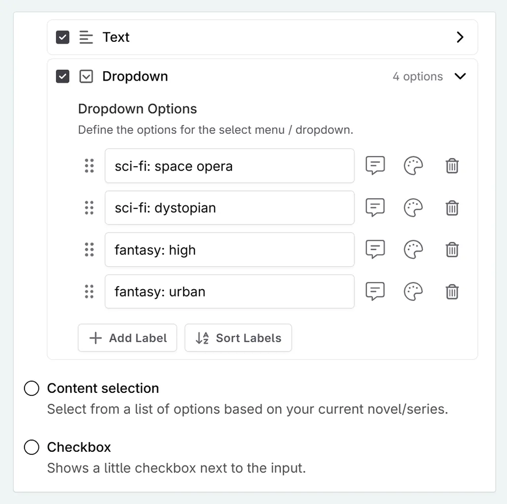 prompt input examples
