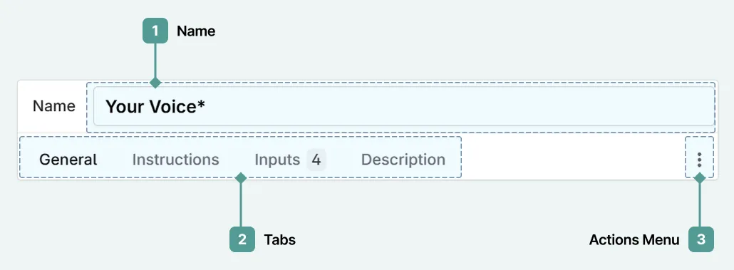 Details section in the prompt library