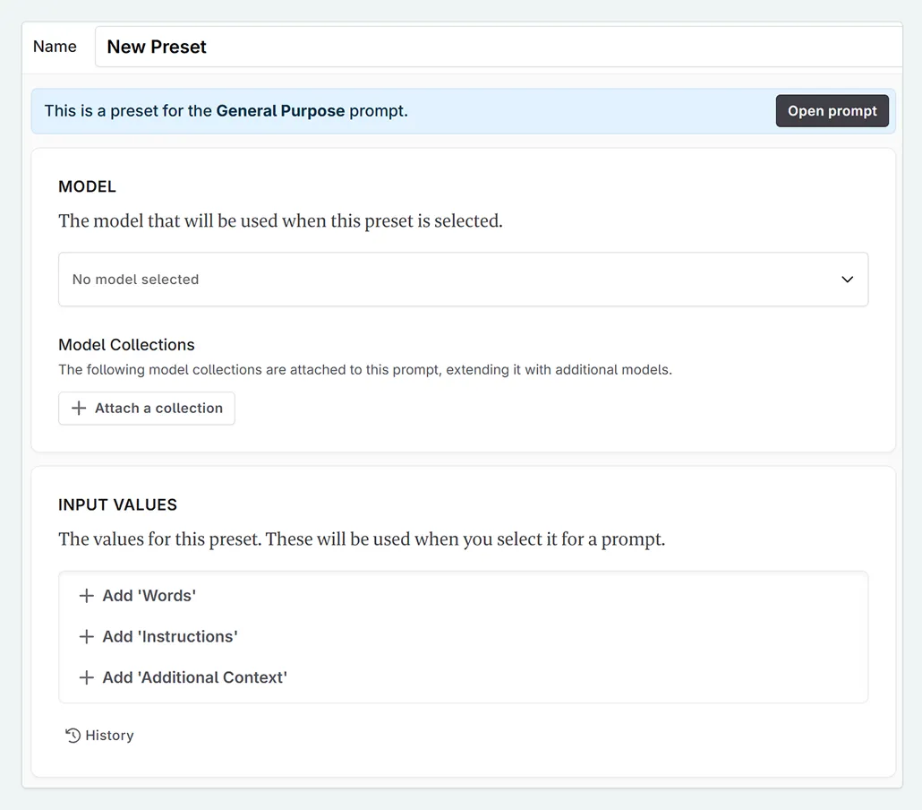editing prompt presets within Novelcrafter
